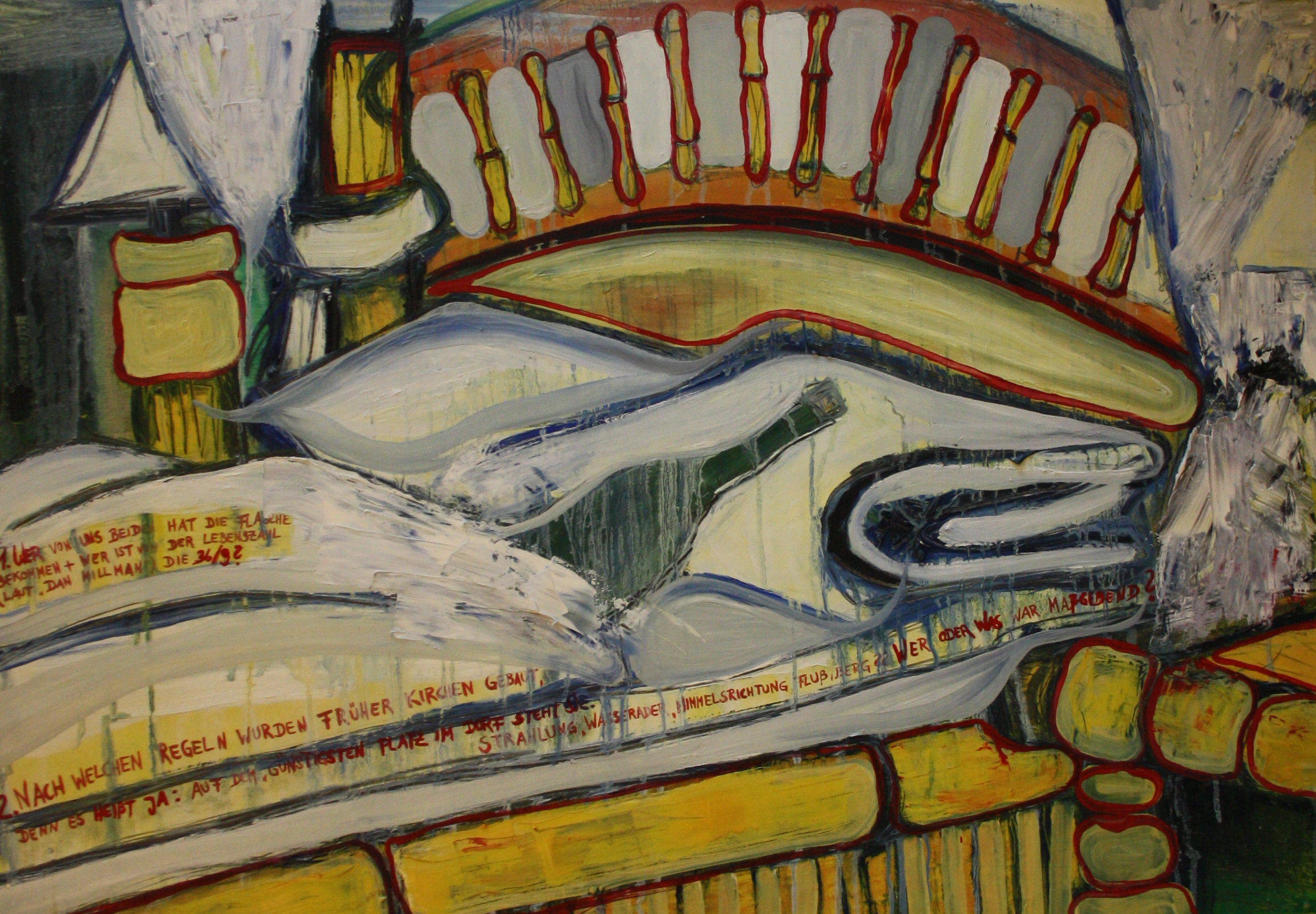 Flaschenpost Nr.: 78 / 30.06.00 / Hotel Miramar / 1. Wer von uns beiden hat die Flasche bekommen + wer ist von der Lebenszahl (laut "DAN MILLMAN") die 36/9? 2. Nach welchen Regeln wurden früher Kirchen gebaut, denn es heißt ja: Auf dem "günstigsten" Platz im Dorf steht sie. Strahlung, Wasserader, Himmelsrichtung, Fluß, Berg?? Wer oder was war maßgebend?