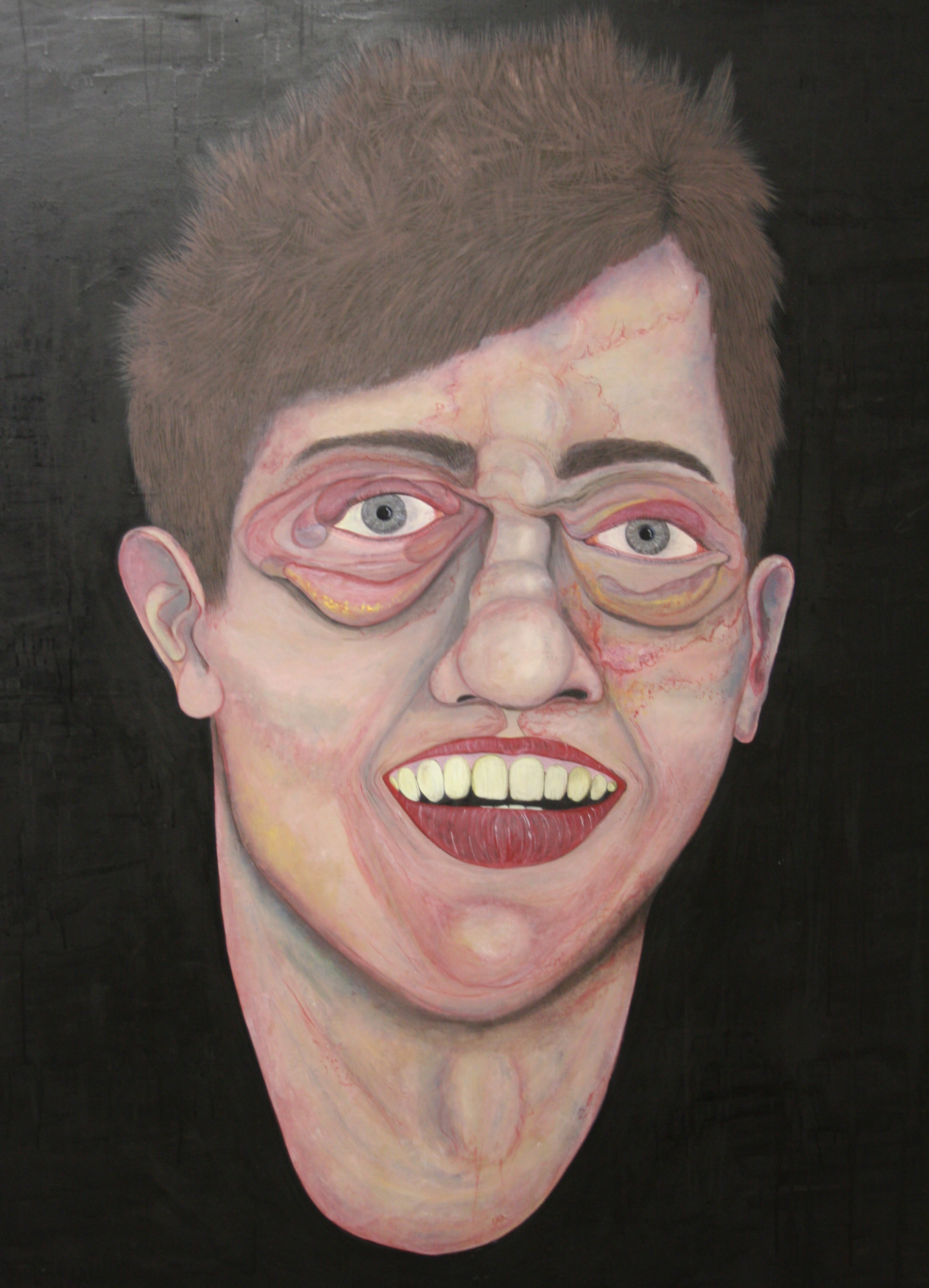 Ohne Titel, Öl auf Leinwand, 170 cm x 150 cm, Preis: 4800.- Euro