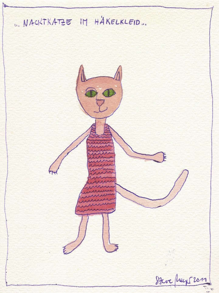 Ohne Titel, Mischtechnik auf Papier, ca. 20 cm x 15 cm, Privatbesitz