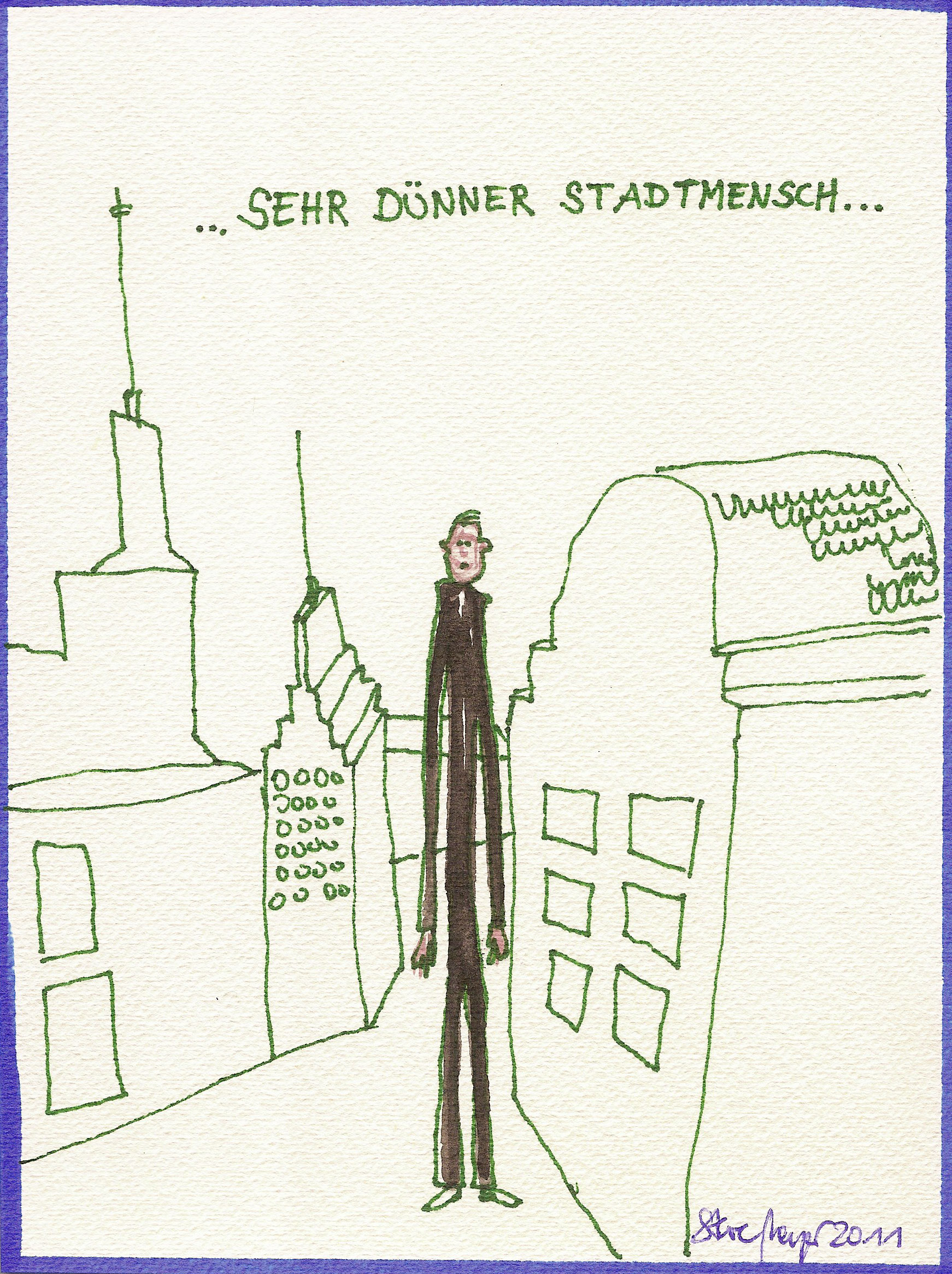 Ohne Titel, Mischtechnik auf Papier, ca. 20 cm x 15 cm, (Privatbesitz)