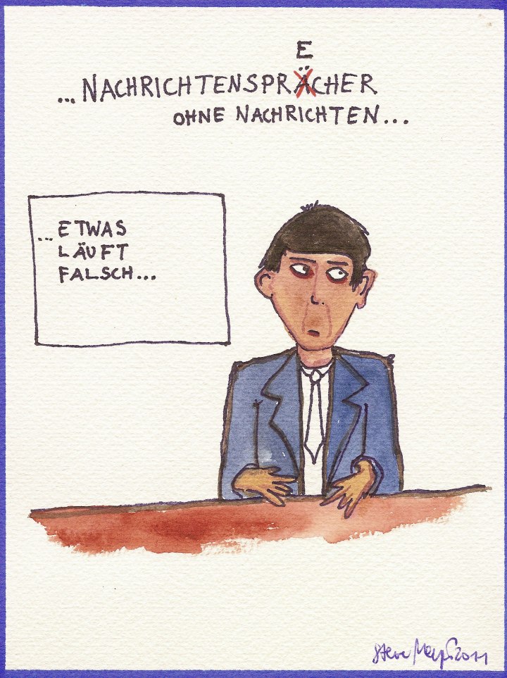 Ohne Titel, Mischtechnik auf Papier, ca. 20 cm x 15 cm, (Privatbesitz)