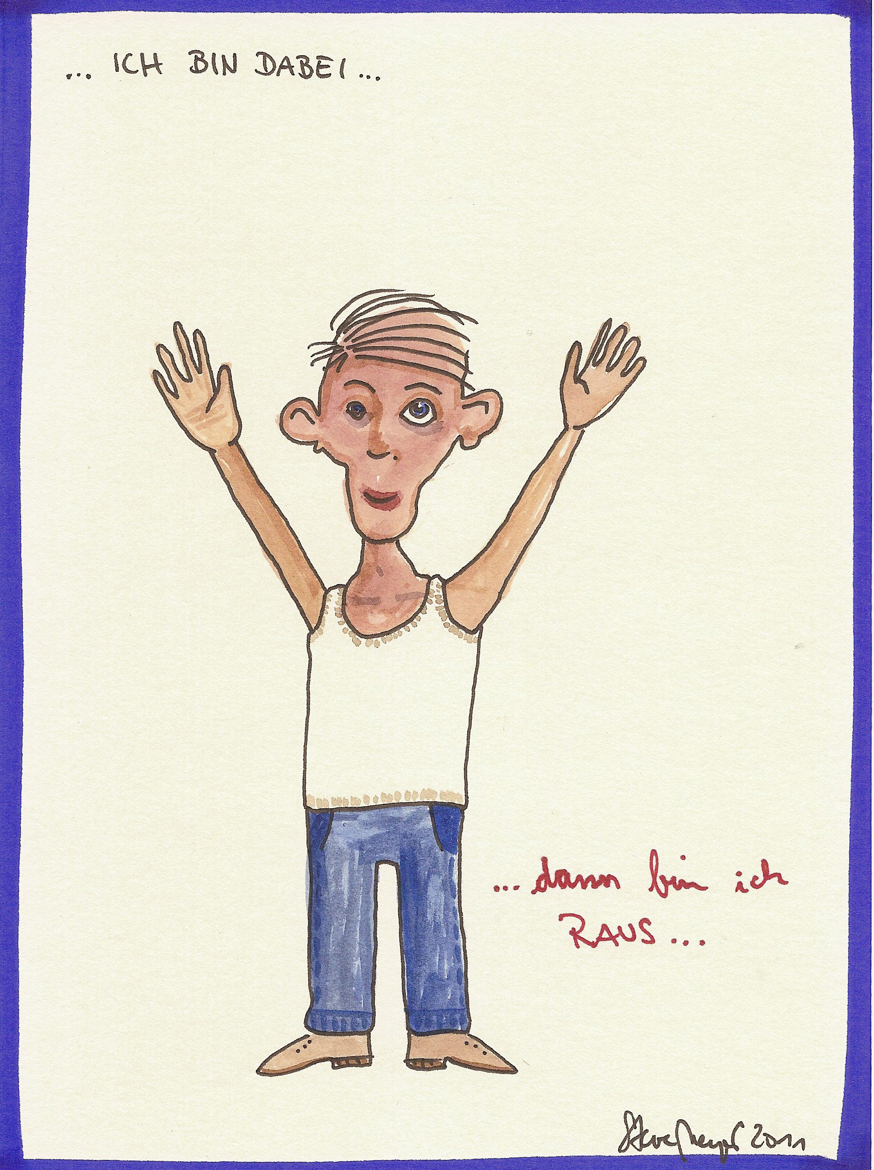 Ohne Titel, Mischtechnik auf Papier, ca. 20 cm x 15 cm, Preis auf Anfrage