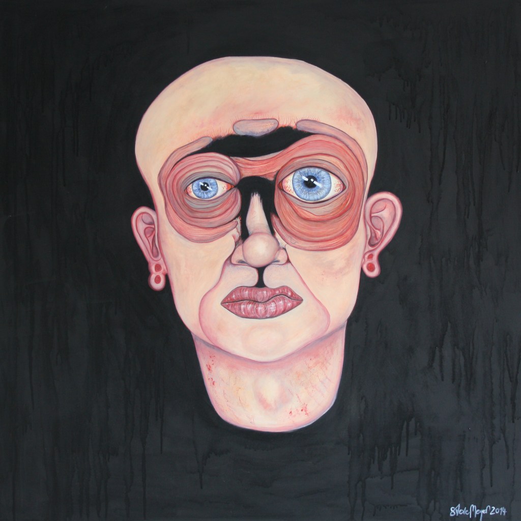 K5-Q100-14, Öl auf Leinwand, 100 cm x 100 cm, 2014, Privatbesitz