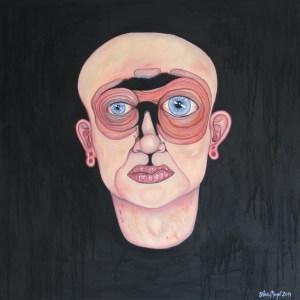 K5-Q100-14, Öl auf Leinwand, 100 cm x 100 cm, 2014, Preis auf Anfrage