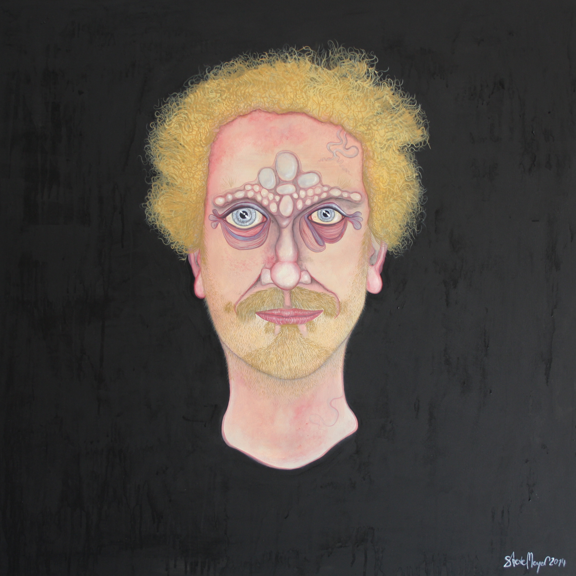 K6-Q100-14, Öl auf Leinwand, 100 cm x 100 cm, 2014, Preis: 3500.- Euro