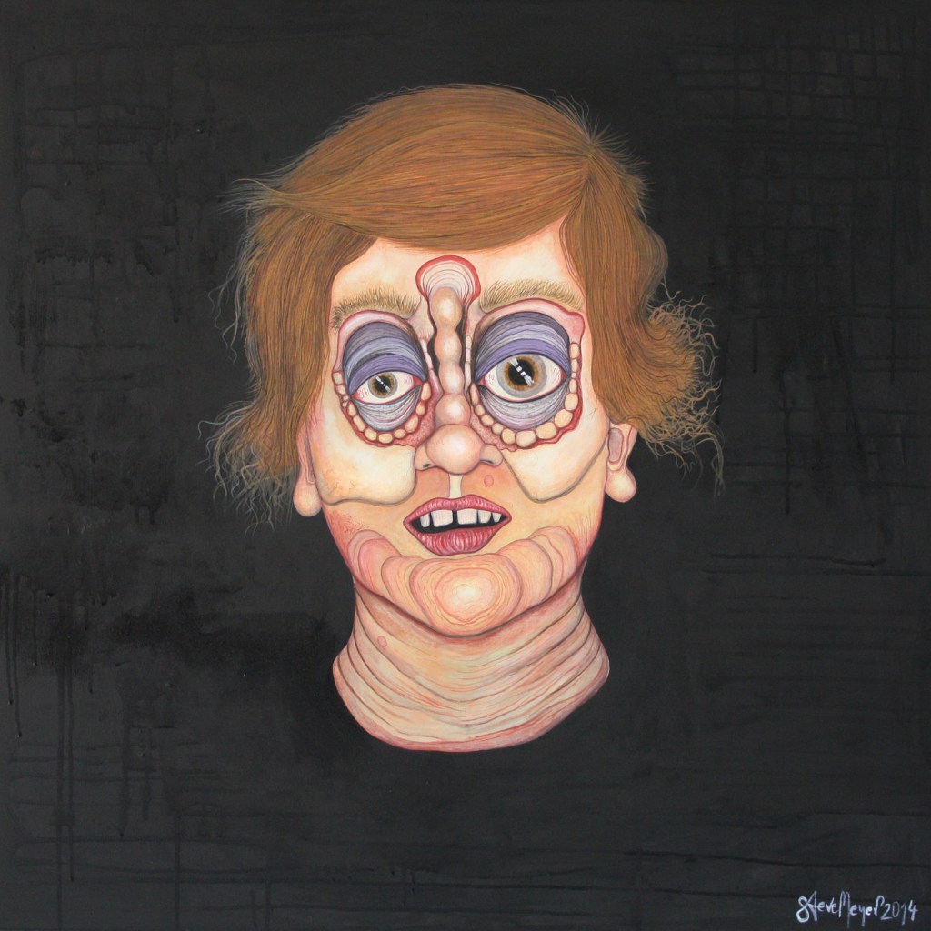 K7-Q80-14, Öl auf Leinwand, 80 cm x 80 cm, 2014, Preis: 3100.- Euro