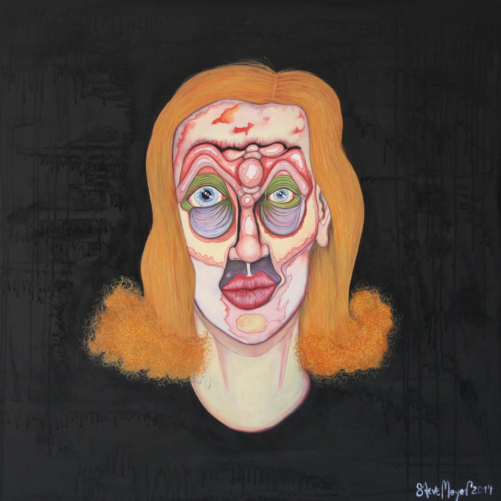 K8-Q80-14, Öl auf Leinwand, 80 cm x 80 cm, 2014, Preis: 3200.- Euro