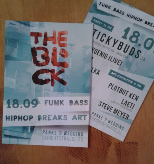 THE BLOCK - Flyer