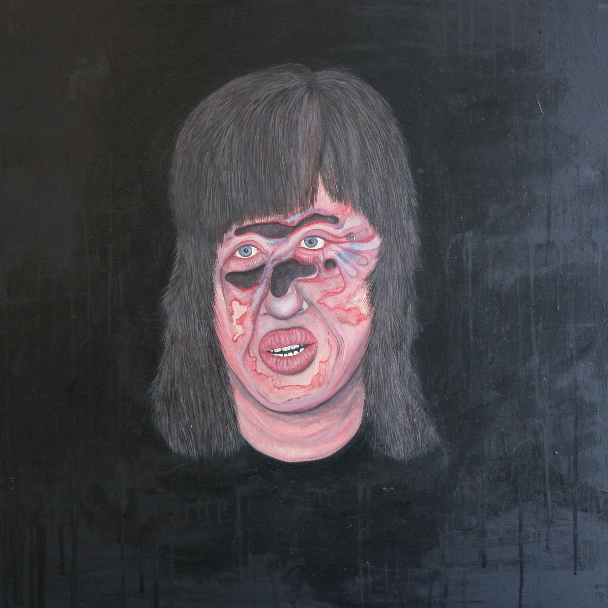 K7-Q70-10, Öl auf Leinwand, 70 cm x 70 cm, 2010, Preis: 2500.- Euro