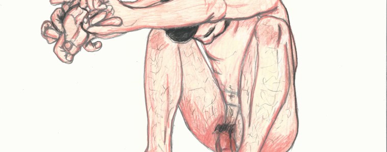 "Z6-A3-18", Buntstift/Bleistift auf Papier, 40 cm x 29,7 cm, 2018, Preis: 290.- Euro