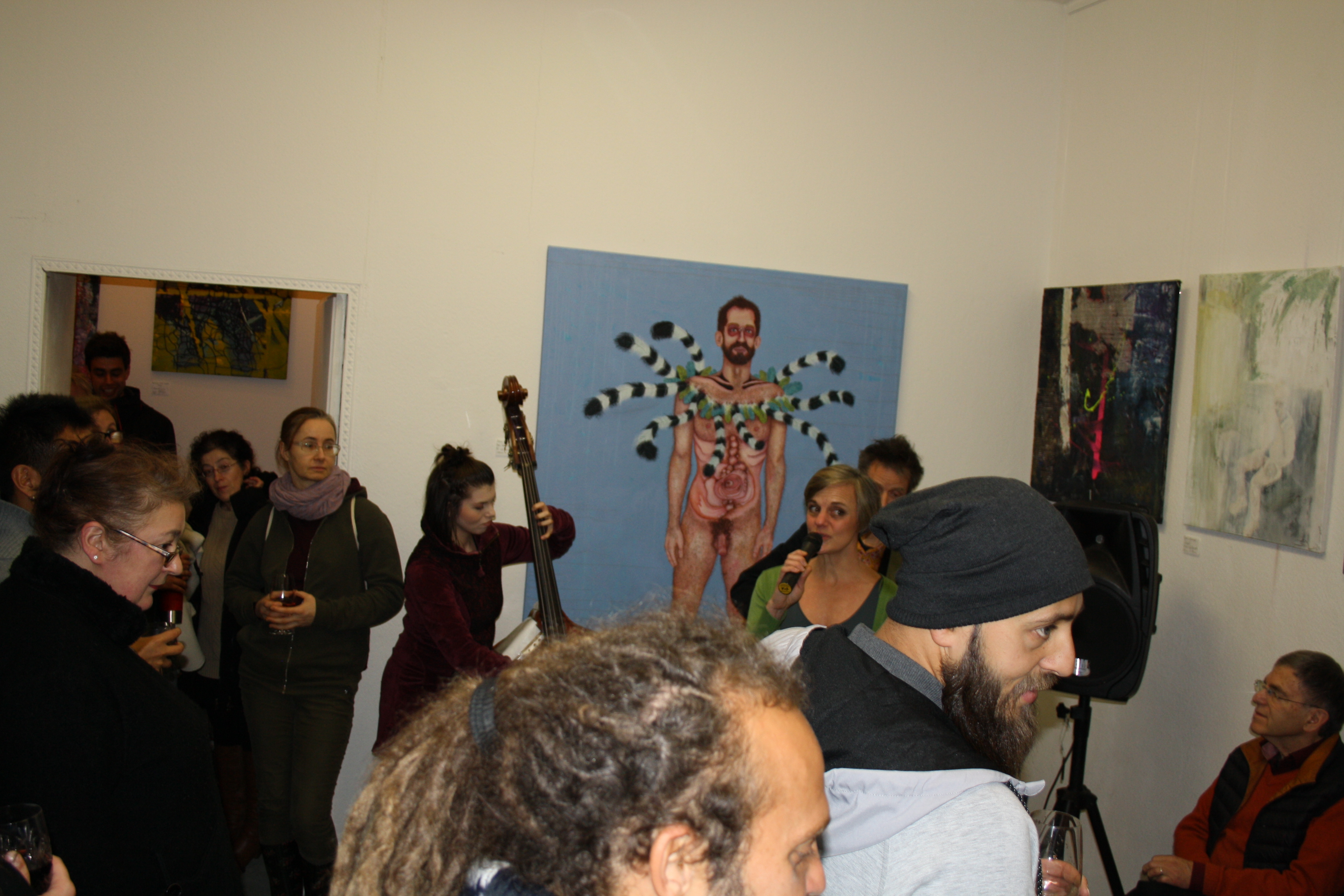 Vernissage im Atelier cocon coloré am 12.01.2019