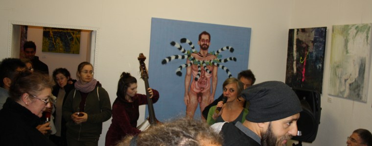 Vernissage im Atelier cocon coloré am 12.01.2019