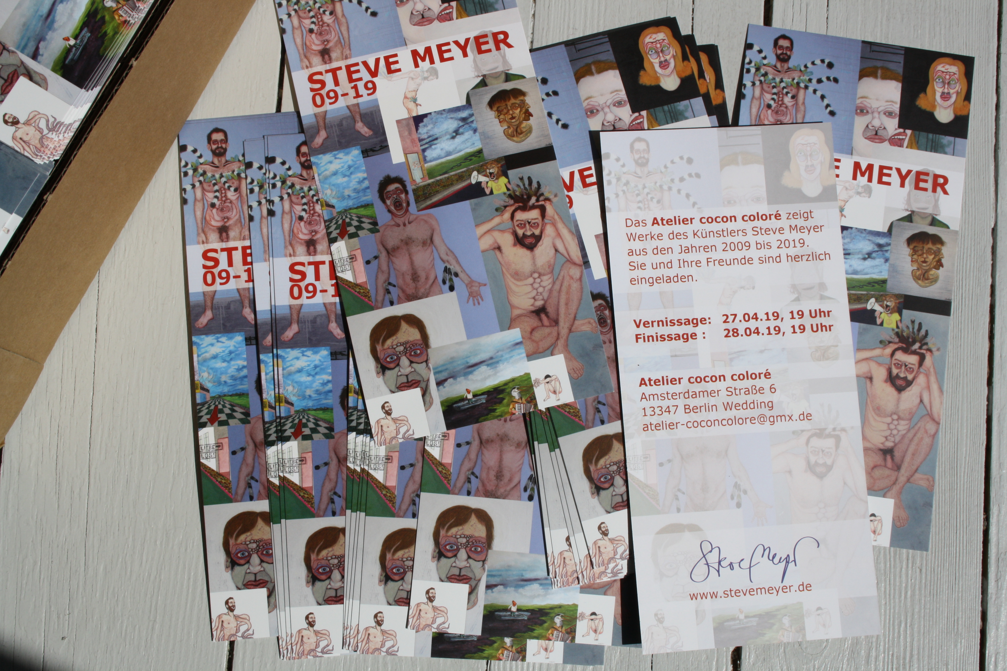 Ausstellungseröffnung im Atelier cocon coloré