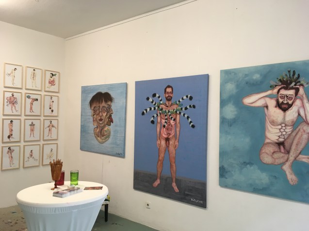 Einzelausstellung Steve Meyer 09 - 19 im Atelier cocon coloré April 2019