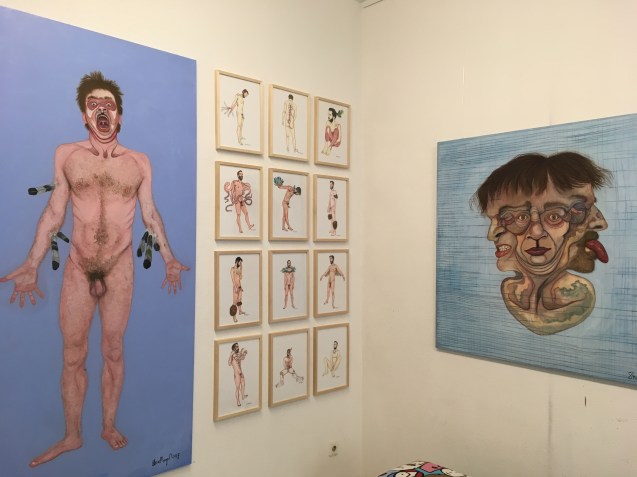 Einzelausstellung Steve Meyer 09 - 19 im Atelier cocon coloré April 2019