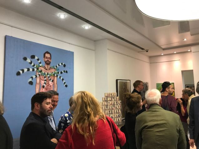 Vernissage zu der Ausstellung "Erotic Art" in der Galerie von Hirschheydt am 13.09.2019