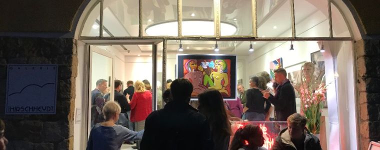 Vernissage zu der Ausstellung "Erotic Art" in der Galerie von Hirschheydt am 13.09.2019