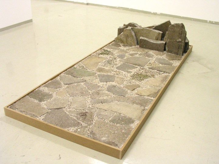 Diplomausstellung 16.02.2005, Materialprobe in Originalgröße
