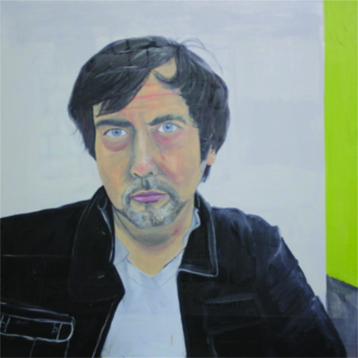 "Moritz (unvollendet)", Öl auf Leinwand, 100 cm x 100 cm, zerstört